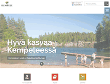 Tablet Screenshot of kempele.fi